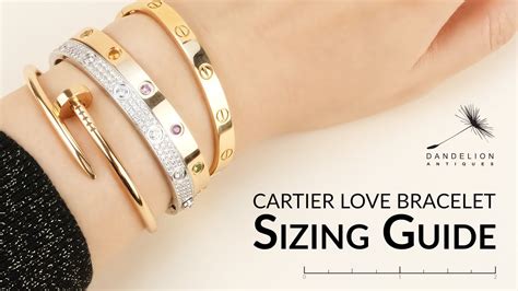 what size cartier love bracelet to buy|cartier love bracelet smallest size.